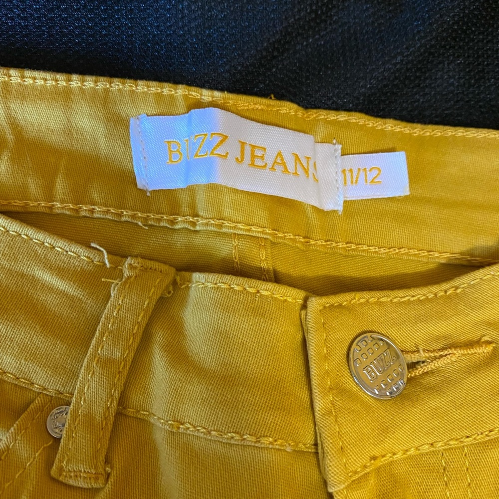 Buzz jeans size 11/12 mustard - Picture 2 of 6